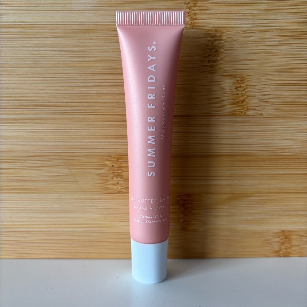 Summer fridays birthday cake lip butter balm